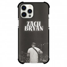 Zach Bryan Phone Case For iPhone Samsung Galaxy Pixel OnePlus Vivo Xiaomi Asus Sony Motorola Nokia - Zach Bryan Standing Back On Stage Grayscale Poster