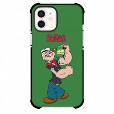 Popeye Phone Case For iPhone Samsung Galaxy Pixel OnePlus Vivo Xiaomi Asus Sony Motorola Nokia - Popeye Holding Spinach Can in Green Background