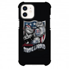 Popeye Phone Case For iPhone Samsung Galaxy Pixel OnePlus Vivo Xiaomi Asus Sony Motorola Nokia - Popeye Strong And Proud Black Background