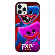 Poppy Play Time Phone Case For iPhone Samsung Galaxy Pixel OnePlus Vivo Xiaomi Asus Sony Motorola Nokia - Huggy Wuggy And Kissy Missy Portrait Series Poster