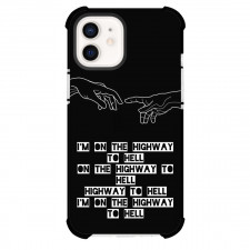 ACDC Phone Case For iPhone Samsung Galaxy Pixel OnePlus Vivo Xiaomi Asus Sony Motorola Nokia - ACDC Lyrics I Am On The Highway To Hell Poster