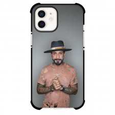Backstreet Boys AJ McLean Phone Case For iPhone Samsung Galaxy Pixel OnePlus Vivo Xiaomi Asus Sony Motorola Nokia - AJ McLean Portrait On Gray Background