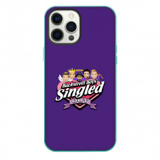 Backstreet Boys Phone Case For iPhone Samsung Galaxy Pixel OnePlus Vivo Xiaomi Asus Sony Motorola Nokia - Backstreet Boys The Singled Out Gameshow Logo On Purple Background