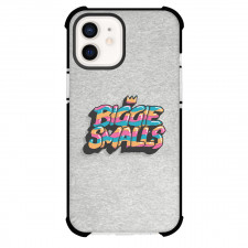 Biggie Smalls Phone Case For iPhone Samsung Galaxy Pixel OnePlus Vivo Xiaomi Asus Sony Motorola Nokia - Biggie Smalls Colorful Lettering Logo Gray Febric Background