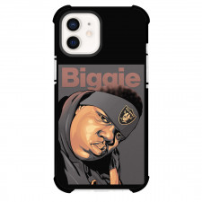 Biggie Smalls Phone Case For iPhone Samsung Galaxy Pixel OnePlus Vivo Xiaomi Asus Sony Motorola Nokia - Biggie Smalls Vector Art On Black Background