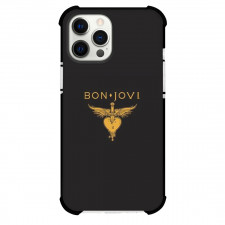 Bon Jovi Phone Case For iPhone Samsung Galaxy Pixel OnePlus Vivo Xiaomi Asus Sony Motorola Nokia - Bon Jovi Greatest Hits Album Logo On Dark Background
