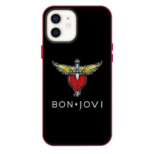 Bon Jovi Phone Case For iPhone Samsung Galaxy Pixel OnePlus Vivo Xiaomi Asus Sony Motorola Nokia - Bon Jovi Heart And Dagger Illustration Art Logo On Black Background