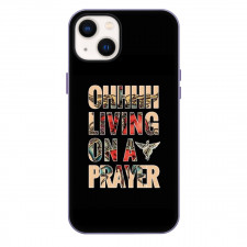 Bon Jovi Phone Case For iPhone Samsung Galaxy Pixel OnePlus Vivo Xiaomi Asus Sony Motorola Nokia - Bon Jovi Ohh Living On A Prayer Lyric Word Art On Black Background