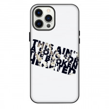 Bon Jovi Phone Case For iPhone Samsung Galaxy Pixel OnePlus Vivo Xiaomi Asus Sony Motorola Nokia - Bon Jovi This Aint A Song For The Broken Hearted Word Art On White Background