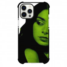 Charli XCX Phone Case For iPhone Samsung Galaxy Pixel OnePlus Vivo Xiaomi Asus Sony Motorola Nokia - Charlie XCX Black And Neon Face White Background