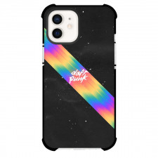 Daft Punk Phone Case For iPhone Samsung Galaxy Pixel OnePlus Vivo Xiaomi Asus Sony Motorola Nokia - Daft Punk Logo On Rainbow Strip Poster