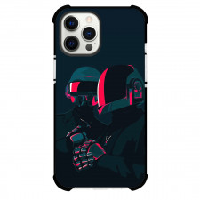 Daft Punk Phone Case For iPhone Samsung Galaxy Pixel OnePlus Vivo Xiaomi Asus Sony Motorola Nokia - Daft Punk Minimalist Art Blue Background