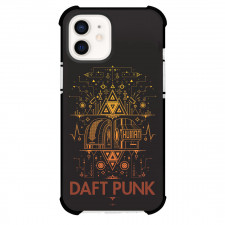 Daft Punk Phone Case For iPhone Samsung Galaxy Pixel OnePlus Vivo Xiaomi Asus Sony Motorola Nokia - Daft Punk Mnimalist Art On Dark Background