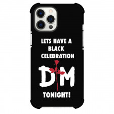 Depeche Mode Phone Case For iPhone Samsung Galaxy Pixel OnePlus Vivo Xiaomi Asus Sony Motorola Nokia - Depeche Mode Lets Have A Black Celebration Tonight Poster
