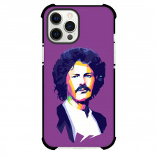 Eagles Bernie Leadon Case For iPhone Samsung Galaxy Pixel OnePlus Vivo Xiaomi Asus Sony Motorola Nokia - Bernie Leadon Portrait Pop Art Purple Background
