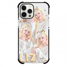 IVE Liz Case For iPhone Samsung Galaxy Pixel OnePlus Vivo Xiaomi Asus Sony Motorola Nokia - Liz Collage White Knit Jacket