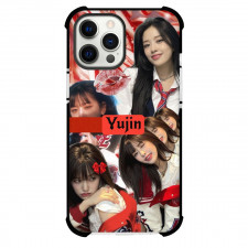 IVE Yujin Case For iPhone Samsung Galaxy Pixel OnePlus Vivo Xiaomi Asus Sony Motorola Nokia - Yujin Collage Red Lipstick Candy Cane