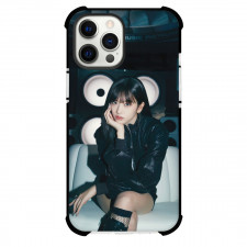 IVE Yujin Case For iPhone Samsung Galaxy Pixel OnePlus Vivo Xiaomi Asus Sony Motorola Nokia - Yujin Sitting Portrait Wearing Black Jacket