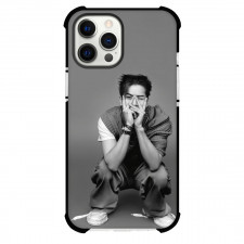 Jackson Wang Phone Case For iPhone Samsung Galaxy Pixel OnePlus Vivo Xiaomi Asus Sony Motorola Nokia - Sitting Grayscale