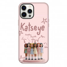 Katseye Phone Case For iPhone Samsung Galaxy Pixel OnePlus Vivo Xiaomi Asus Sony Motorola Nokia - Chibi Toy Pink Poste