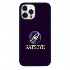 Katseye Phone Case For iPhone Samsung Galaxy Pixel OnePlus Vivo Xiaomi Asus Sony Motorola Nokia - Logo In Violet Background