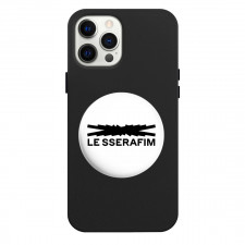Le Sserafim Phone Case For iPhone and Samsung Galaxy Devices - Logo Black And White
