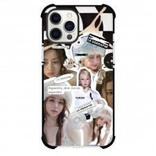 Le Sserafim Huh Yun-jin Phone Case For iPhone and Samsung Galaxy Devices - Huh Yun-jin Impurities Collage
