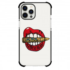Machine Gun Kelly Phone Case For iPhone and Samsung Galaxy Devices - Biting Bullet White Background