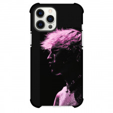 Machine Gun Kelly Phone Case For iPhone and Samsung Galaxy Devices - Pink Silhoutte Art