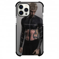 Machine Gun Kelly Phone Case For iPhone and Samsung Galaxy Devices - Portrait Gray Background