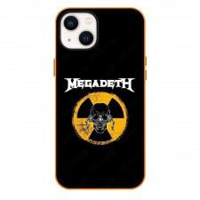 Megadeth Phone Case For iPhone Samsung Galaxy Pixel OnePlus Vivo Xiaomi Asus Sony Motorola Nokia - Megadeth Logo With Skulland Radiation Symbol Poster