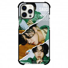 NCT Dream Renjun Phone Case For iPhone Samsung Galaxy Pixel OnePlus Vivo Xiaomi Asus Sony Motorola Nokia - NCT Dream Renjun Wears Green Outfit Ripped Paper Poster
