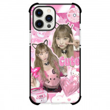 New Jeans Haerin Phone Case For iPhone and Samsung Galaxy Devices - Haerin Cute Barbie Pink Poster