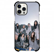 NMIXX Phone Case For iPhone Samsung Galaxy Pixel OnePlus Vivo Xiaomi Asus Sony Motorola Nokia - NMIXX Group Serious Portrait Sky Background