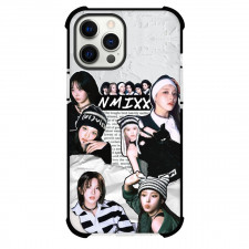 NMIXX Phone Case For iPhone Samsung Galaxy Pixel OnePlus Vivo Xiaomi Asus Sony Motorola Nokia - NMIXX Sticker Art White Background
