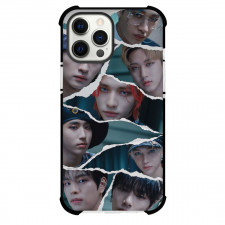 Stray Kids Phone Case For iPhone Samsung Galaxy Pixel OnePlus Vivo Xiaomi Asus Sony Motorola Nokia - Stray Kids Member Portrait Poster with Ripped Paper Design