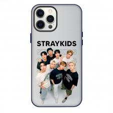 Stray Kids Phone Case For iPhone Samsung Galaxy Pixel OnePlus Vivo Xiaomi Asus Sony Motorola Nokia - Stray Kids Standing On Gray Background