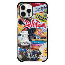 Seventeen Phone Case For iPhone Samsung Galaxy Pixel OnePlus Vivo Xiaomi Asus Sony Motorola Nokia - Seventeen Music Is Our Breath Collage Poster