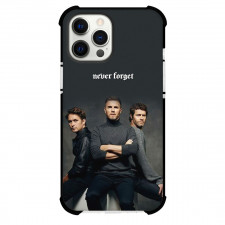 Take That Phone Case For iPhone Samsung Galaxy Pixel OnePlus Vivo Xiaomi Asus Sony Motorola Nokia - Take That Band Member Gary Mark And Howard Sitting On Dark Background