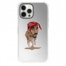 Tupac Shakur Phone Case For iPhone Samsung Galaxy Pixel OnePlus Vivo Xiaomi Asus Sony Motorola Nokia - Tupac Shakur Melting Illustration Sticker