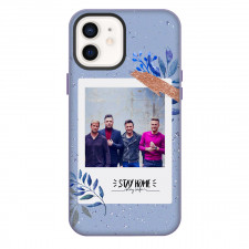 Westlife Phone Case For iPhone Samsung Galaxy Pixel OnePlus Vivo Xiaomi Asus Sony Motorola Nokia - Westlife Purple Leaves Polaroid Poster