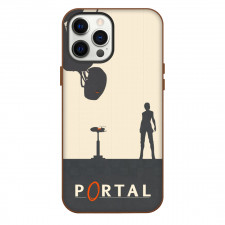 Portal Phone Case For iPhone Samsung Galaxy Pixel OnePlus Vivo Xiaomi Asus Sony Motorola Nokia - Portal Game Silhouette Art Series Poster