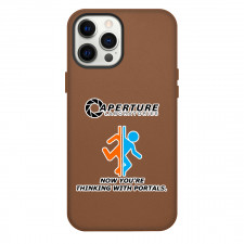 Portal Phone Case For iPhone Samsung Galaxy Pixel OnePlus Vivo Xiaomi Asus Sony Motorola Nokia - Portal Thinking With Portals Quote Sticker