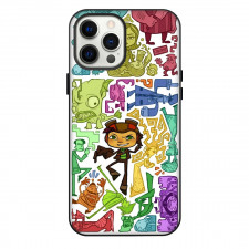 Psychonauts Phone Case For iPhone Samsung Galaxy Pixel OnePlus Vivo Xiaomi Asus Sony Motorola Nokia - Psychonauts Characters Abstract Shapes Art Poster