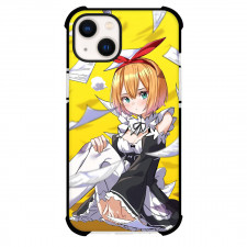Re Zero - Starting Life in Another World Petra Leyte Phone Case For iPhone Samsung Galaxy Pixel OnePlus Vivo Xiaomi Asus Sony Motorola Nokia - Petra Leyte Sitting On Yellow Background