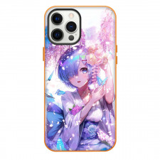 Re Zero - Starting Life in Another Waifu Rem World Phone Case For iPhone Samsung Galaxy Pixel OnePlus Vivo Xiaomi Asus Sony Motorola Nokia - Waifu Rem Blue Aesthetic Kimono Poster