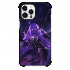 Re Zero - Starting Life in Another World Satella Phone Case For iPhone Samsung Galaxy Pixel OnePlus Vivo Xiaomi Asus Sony Motorola Nokia - Satella On Broken Purple Glass Background