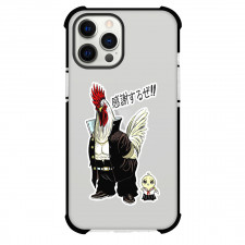 Rooster Fighter Phone Case For iPhone Samsung Galaxy Pixel OnePlus Vivo Xiaomi Asus Sony Motorola Nokia - Rooster Fighter Keiji And Piyoko Standing Illustration Art Poster