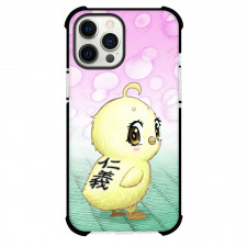 Rooster Fighter Piyoko Phone Case For iPhone Samsung Galaxy Pixel OnePlus Vivo Xiaomi Asus Sony Motorola Nokia - Piyoko On Pink And Green Aesthetic Background