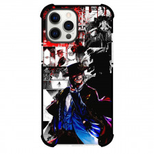 Record of Ragnarok Jack The Ripper Phone Case For iPhone and Samsung Galaxy Devices - Jack The Ripper Bloody Comic Art Background